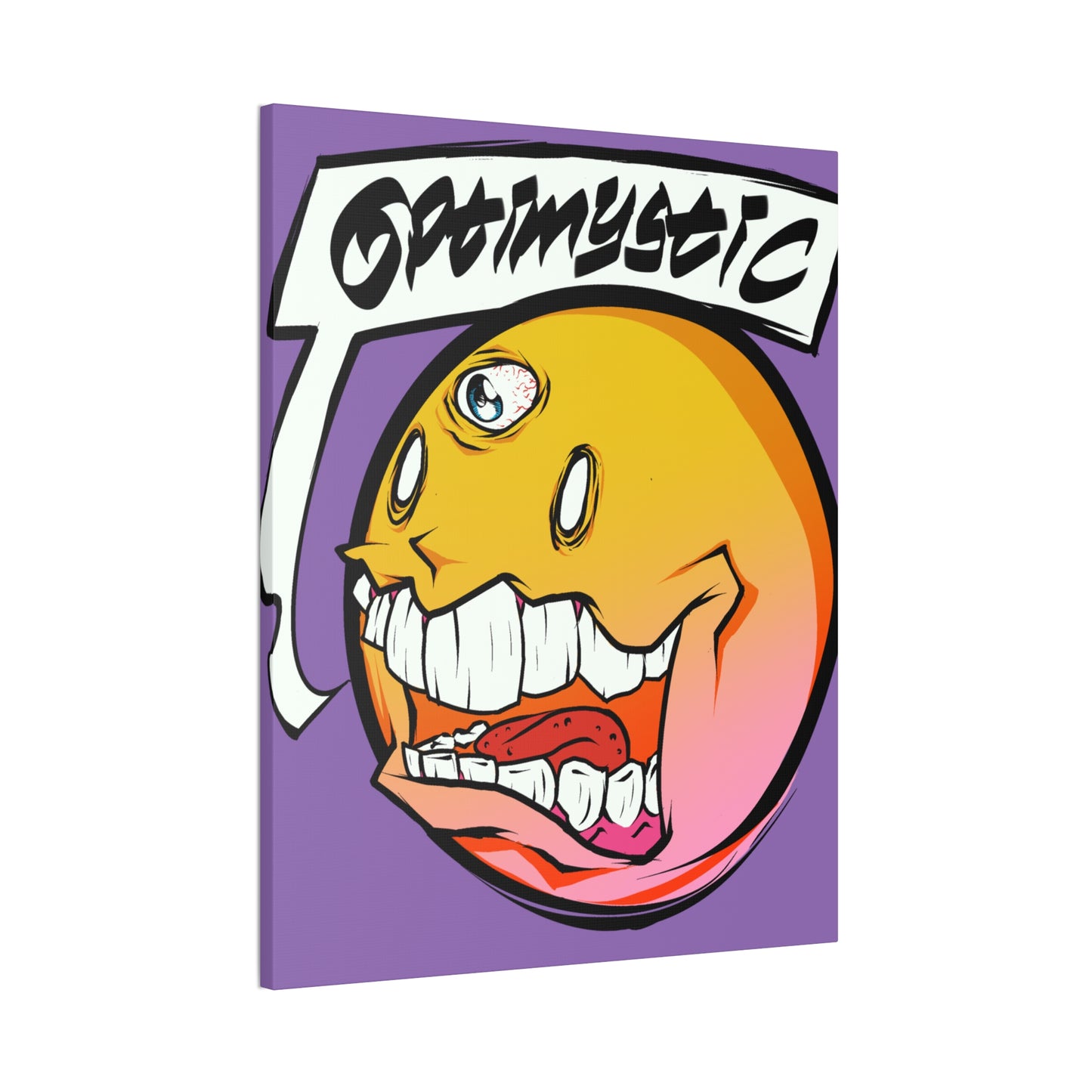 OptiMystic Crazy Face Canvas Print