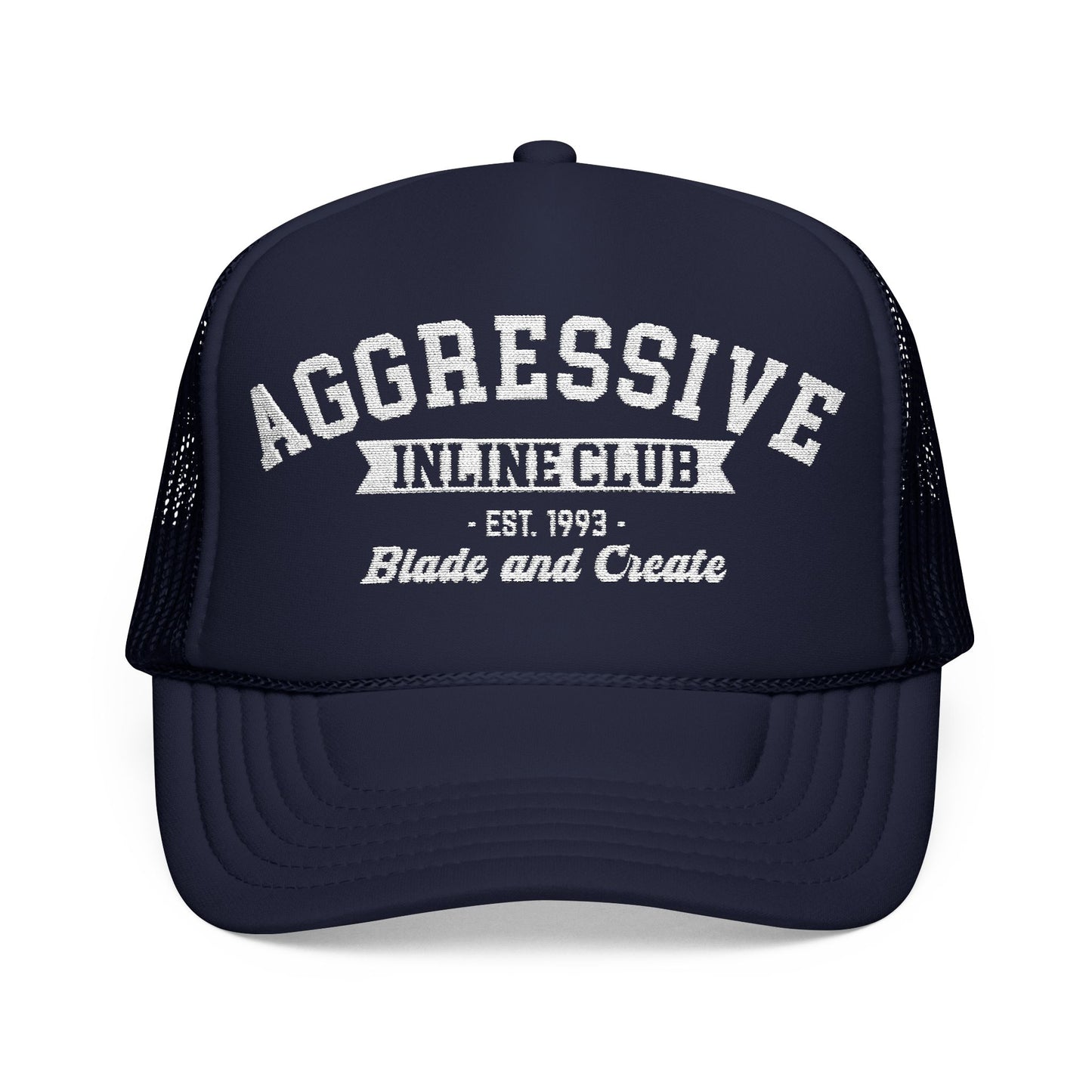 Aggressive Foam Trucker Hat (Embroidered)