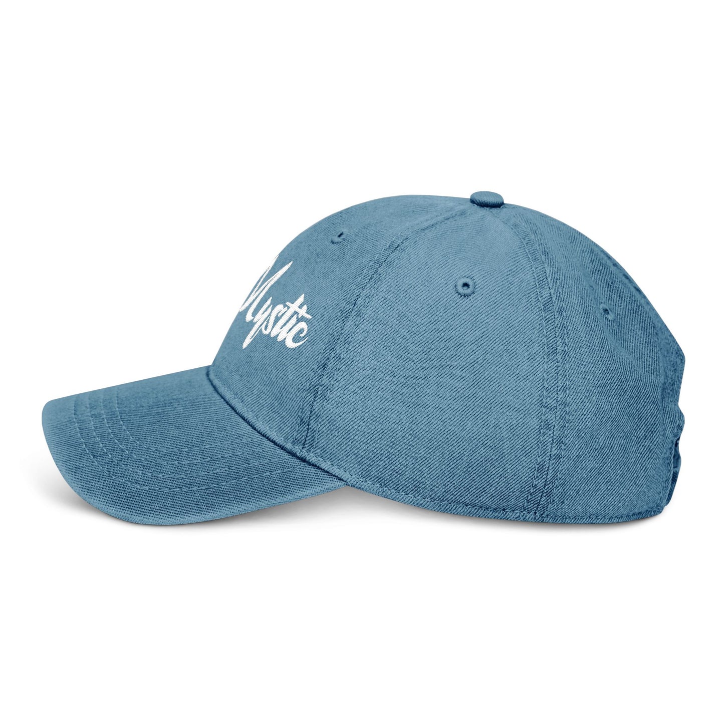 Cursive Denim Dad Hat (Embroidered)
