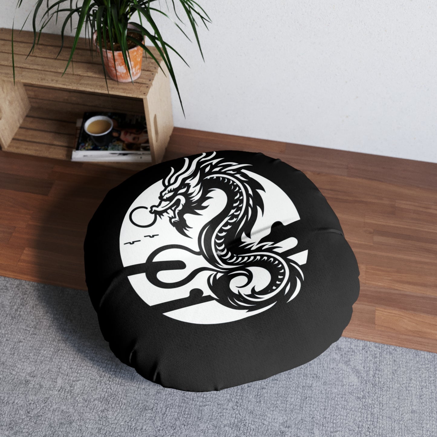 Sky Dragon Meditation Floor Pillow