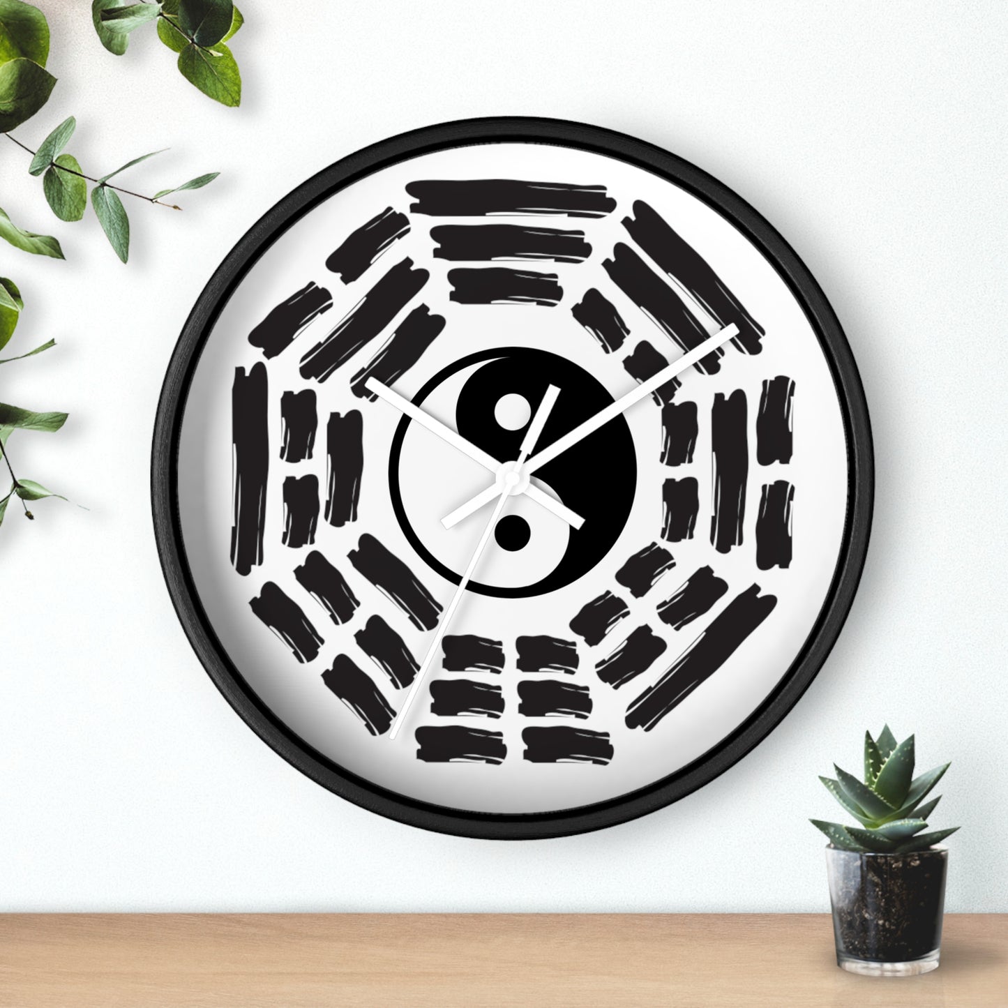 Yin Yang Bagua Wall Clock