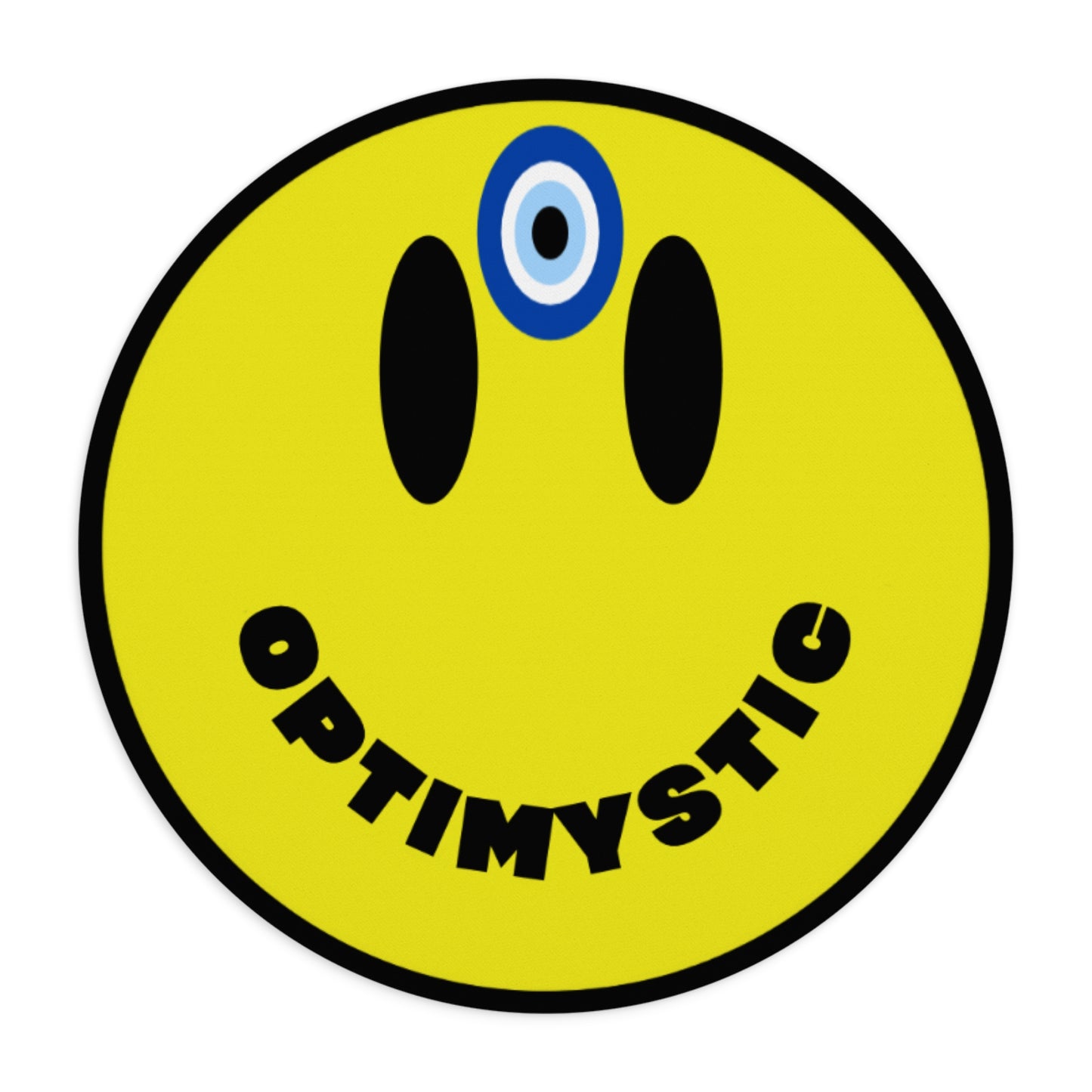 Optimystic Smiley Face Mouse Pad