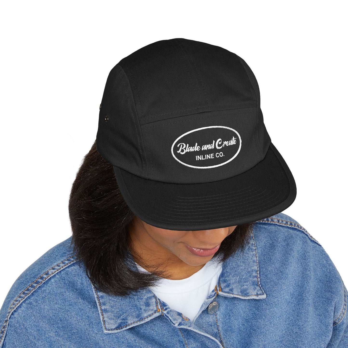 Classic Oval Logo 5-Panel Cap (Embroidered)