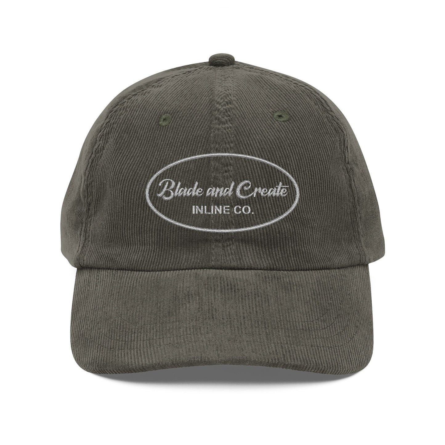 Oval Logo Corduroy Hat (Embroidered)