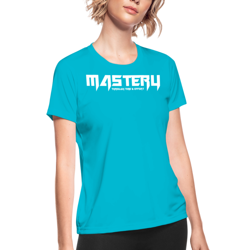 Women's “Mastery” Performance T-Shirt - turquoise