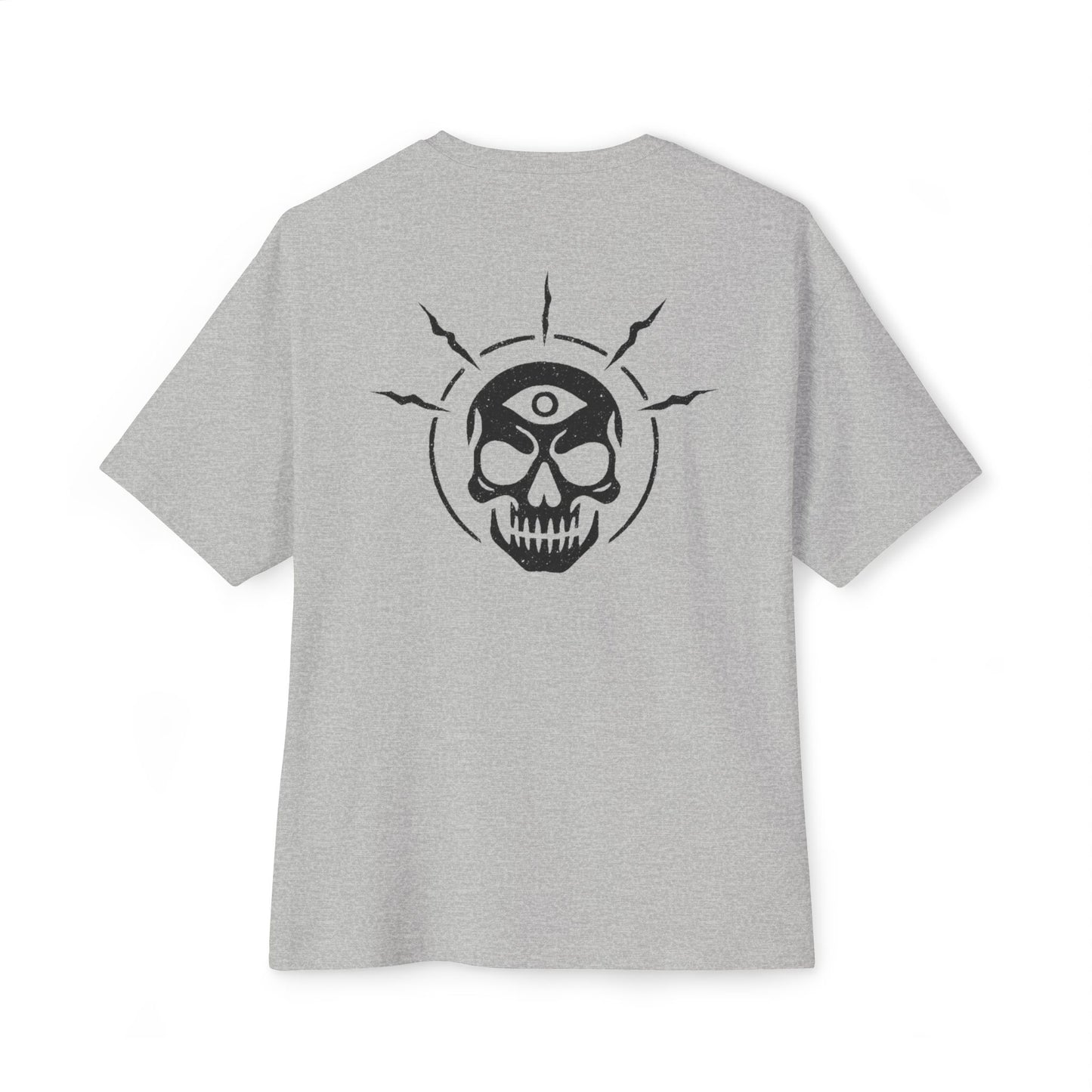 Mystic Minds - Front Letters / Back Skull - Soft Boxy Tee