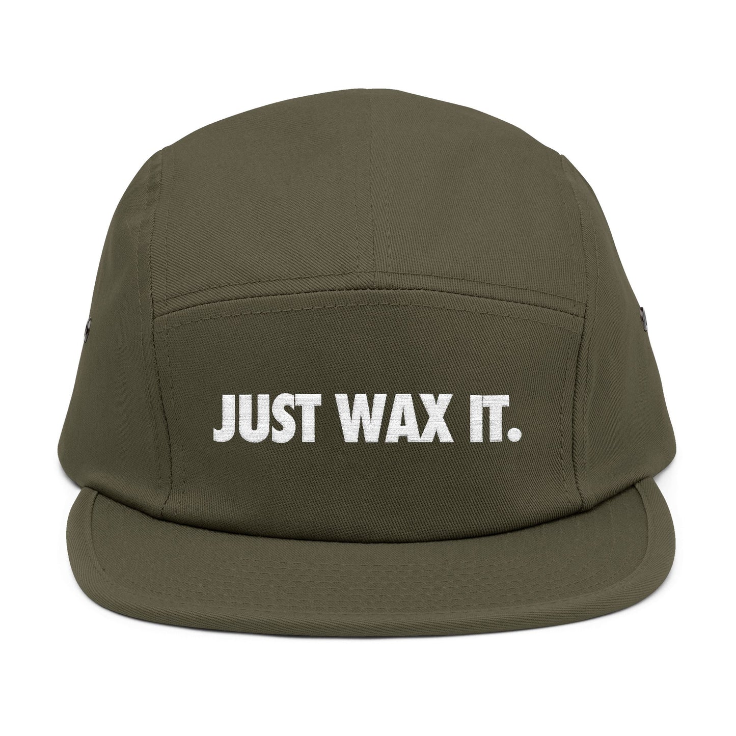Just Wax It 5 Panel Cap (Embroidered)