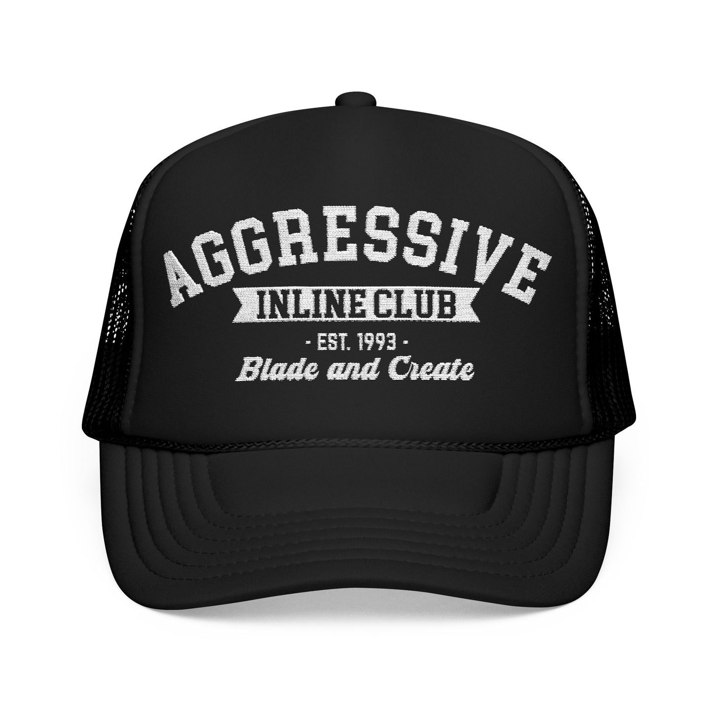 Aggressive Foam Trucker Hat (Embroidered)