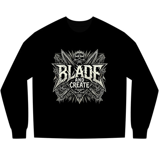 Blades and Skulls Long Sleeve Tee