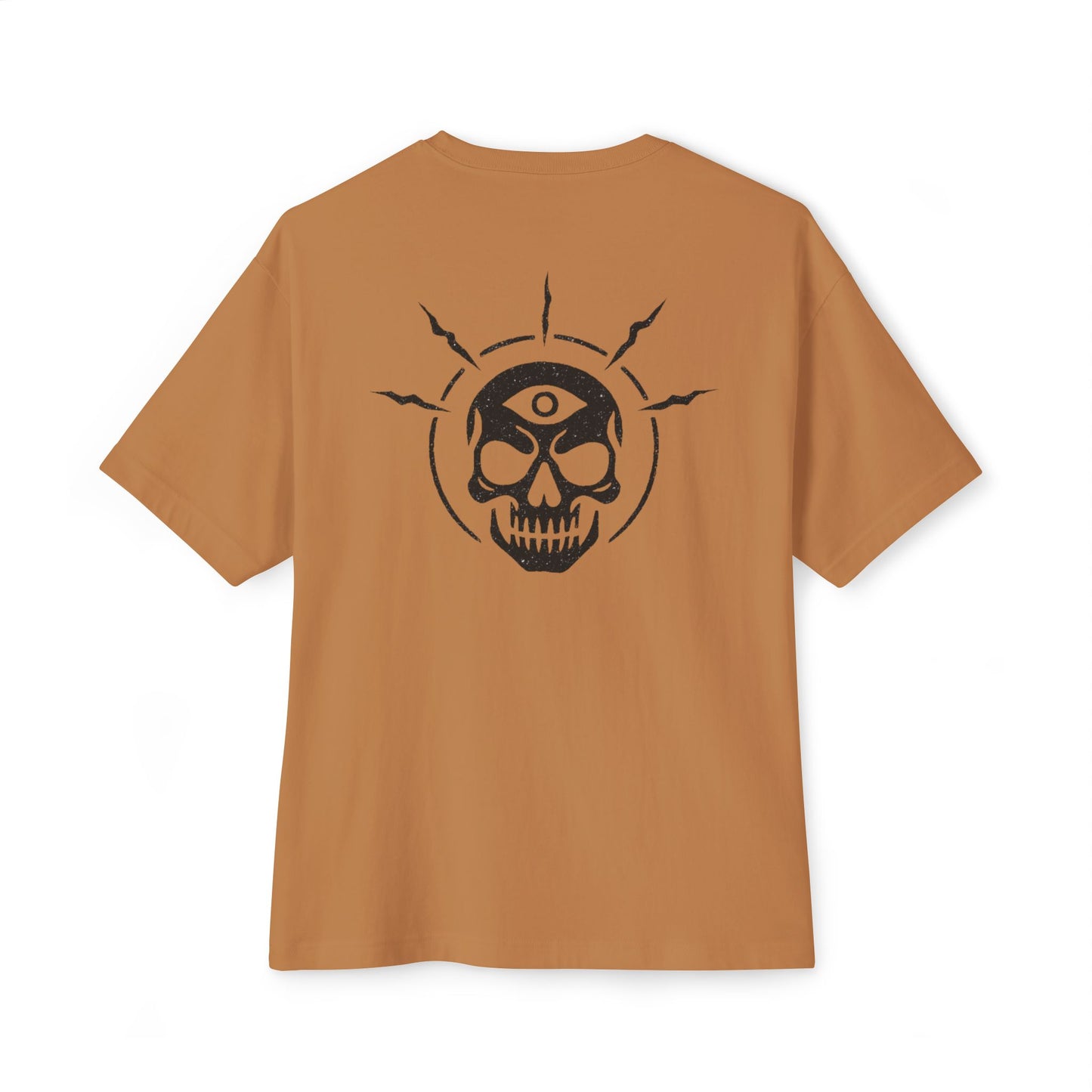 Mystic Minds - Front Letters / Back Skull - Soft Boxy Tee