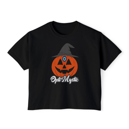OptiMystic Jack O’ Lantern Women’s Boxy Tee