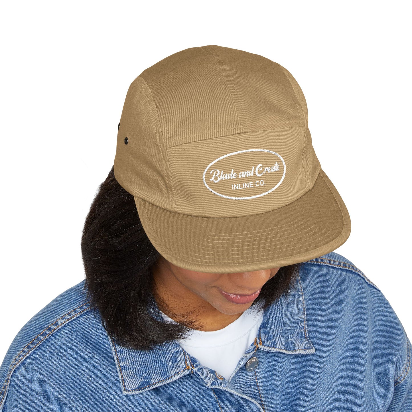 Classic Oval Logo 5-Panel Cap (Embroidered)