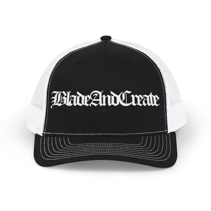 Old English Trucker Hat (Embroidered)