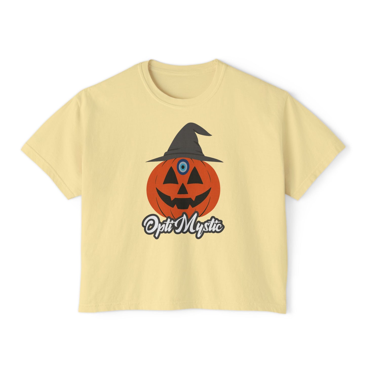 OptiMystic Jack O’ Lantern Women’s Boxy Tee