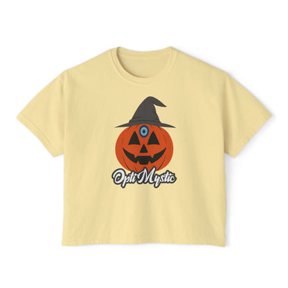 OptiMystic Jack O’ Lantern Women’s Boxy Tee