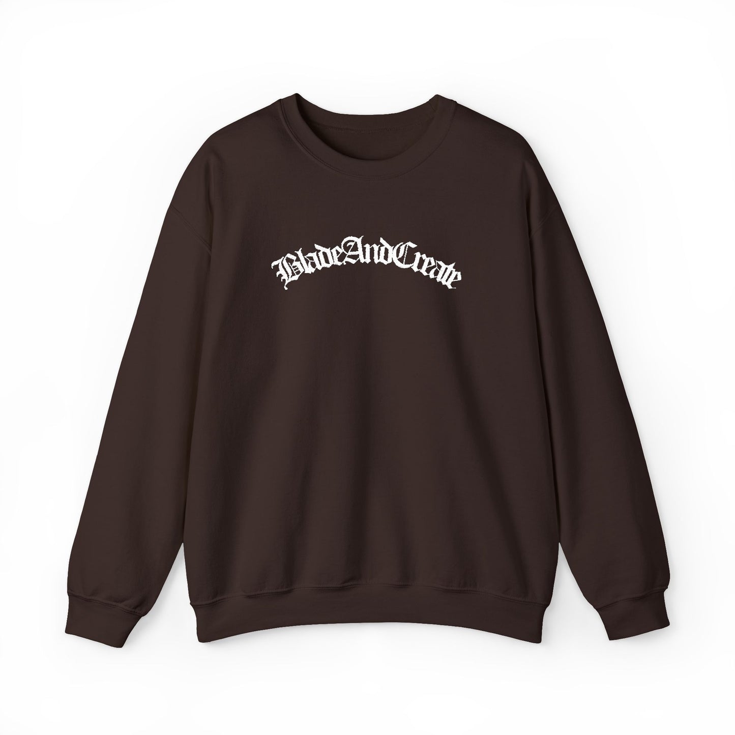 Old English Crew Neck Sweat Shirt (Embroidered)