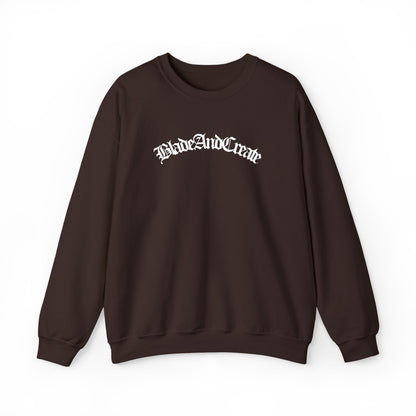 Old English Crew Neck Sweat Shirt (Embroidered)