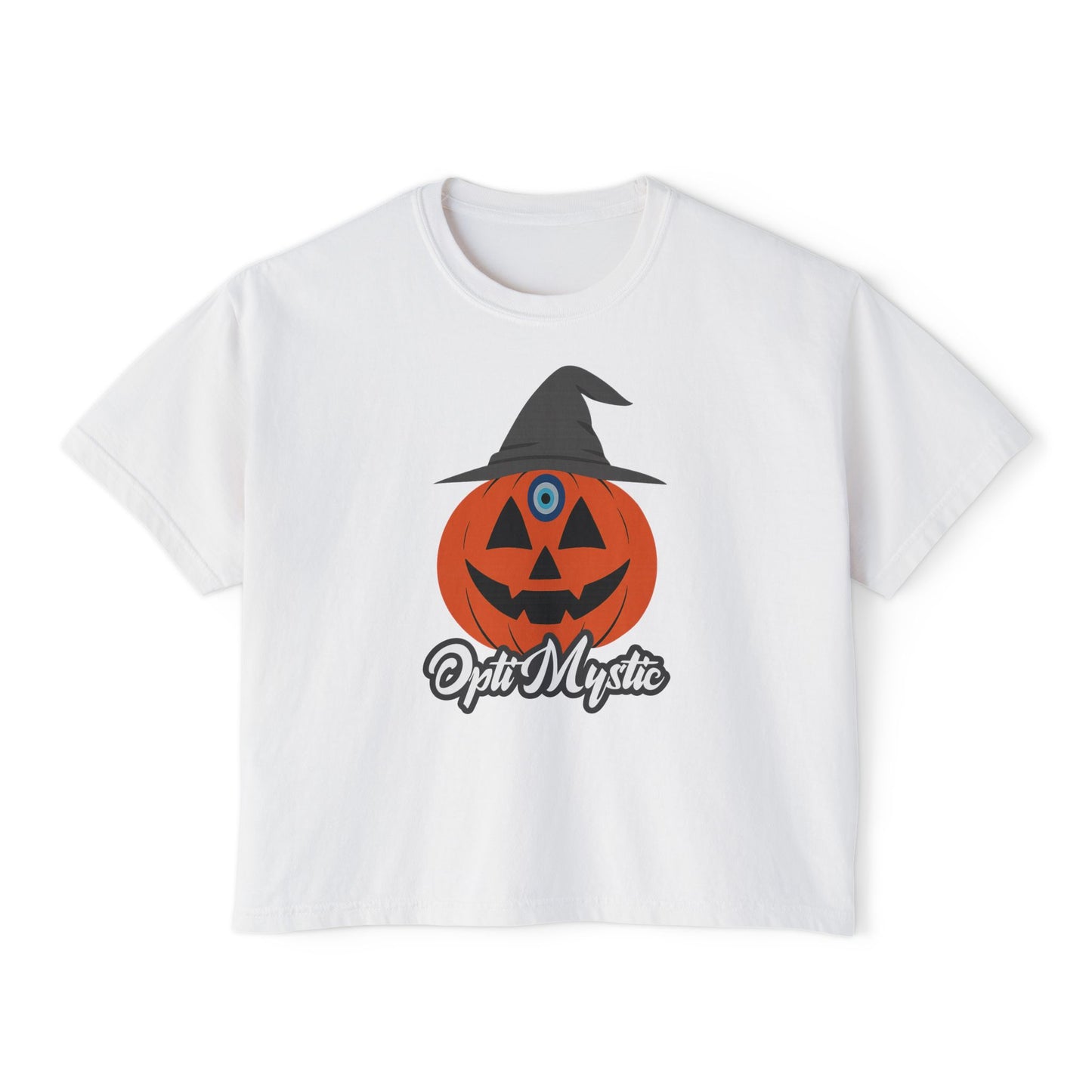 OptiMystic Jack O’ Lantern Women’s Boxy Tee