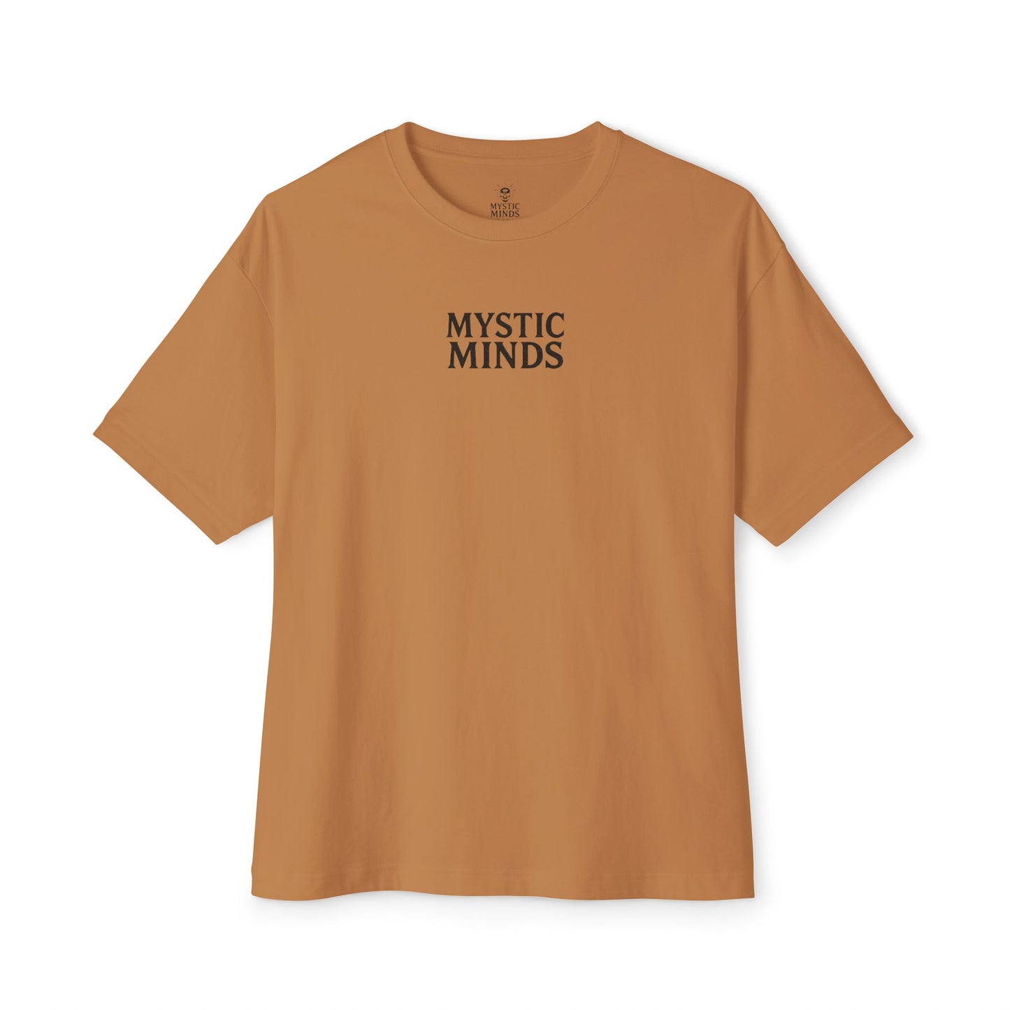 Mystic Minds - Front Letters / Back Skull - Soft Boxy Tee