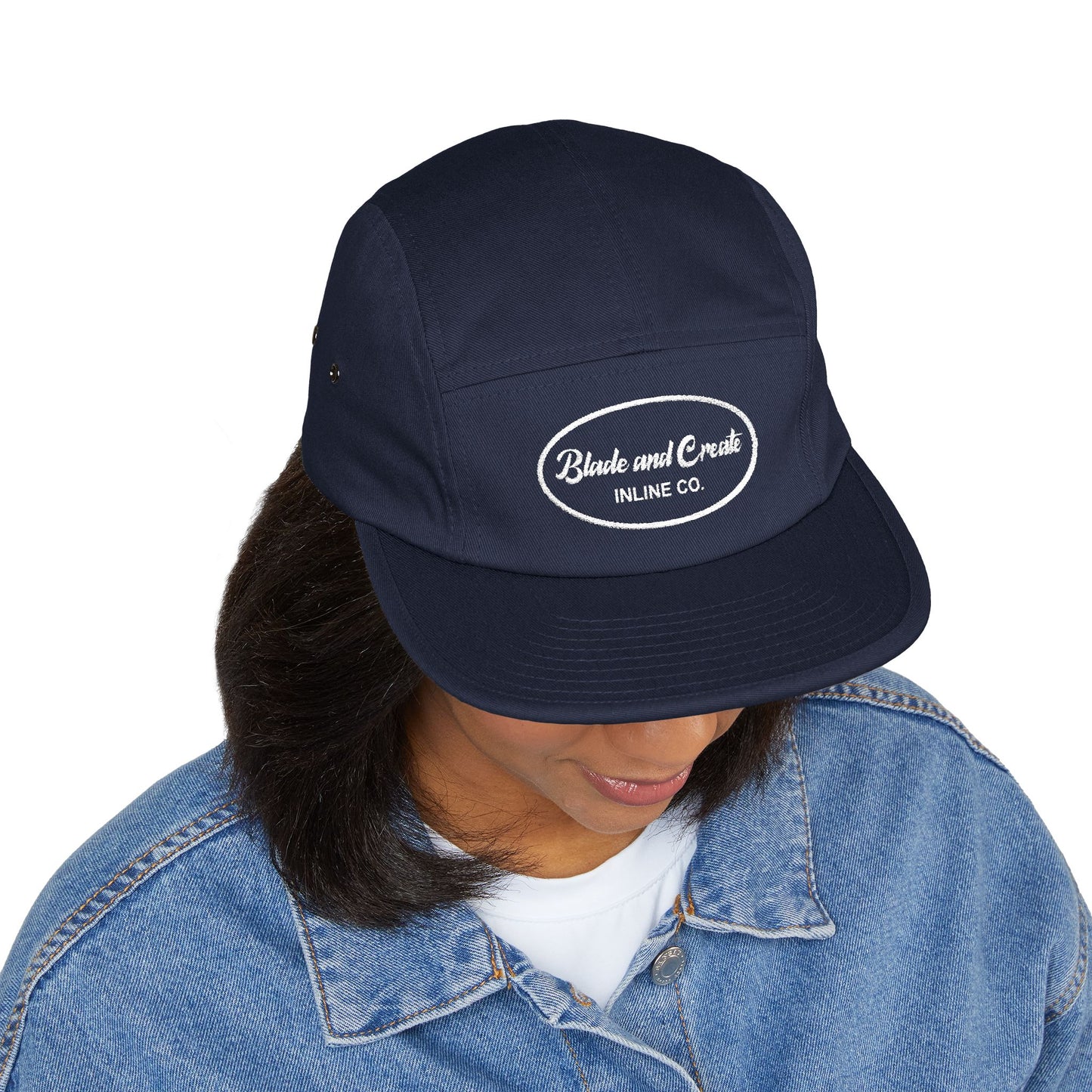 Classic Oval Logo 5-Panel Cap (Embroidered)
