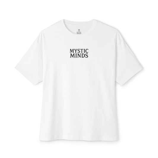 Mystic Minds - Front Letters / Back Skull - Soft Boxy Tee