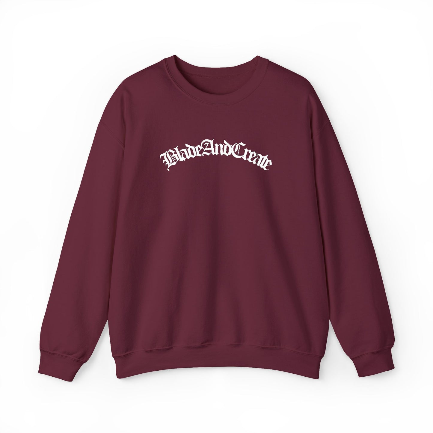 Old English Crew Neck Sweat Shirt (Embroidered)