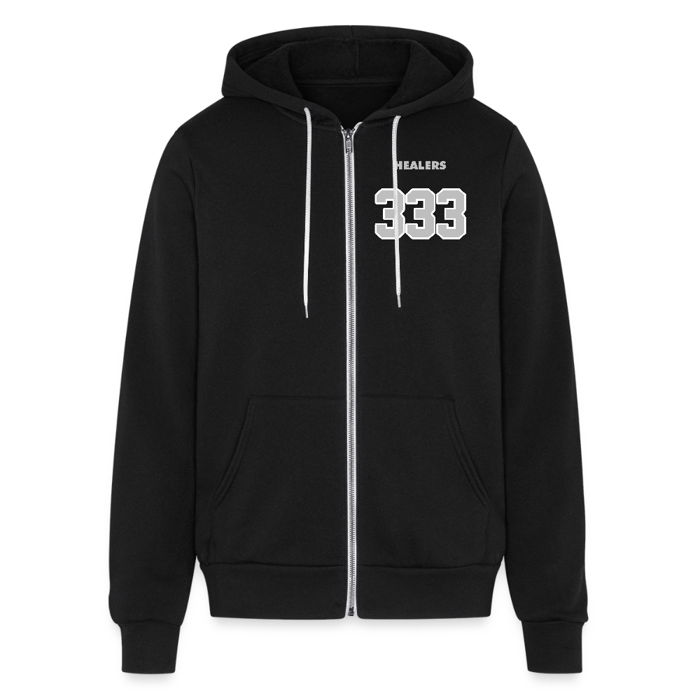 OptiMystic - 333 Healers Zip Hoodie - black