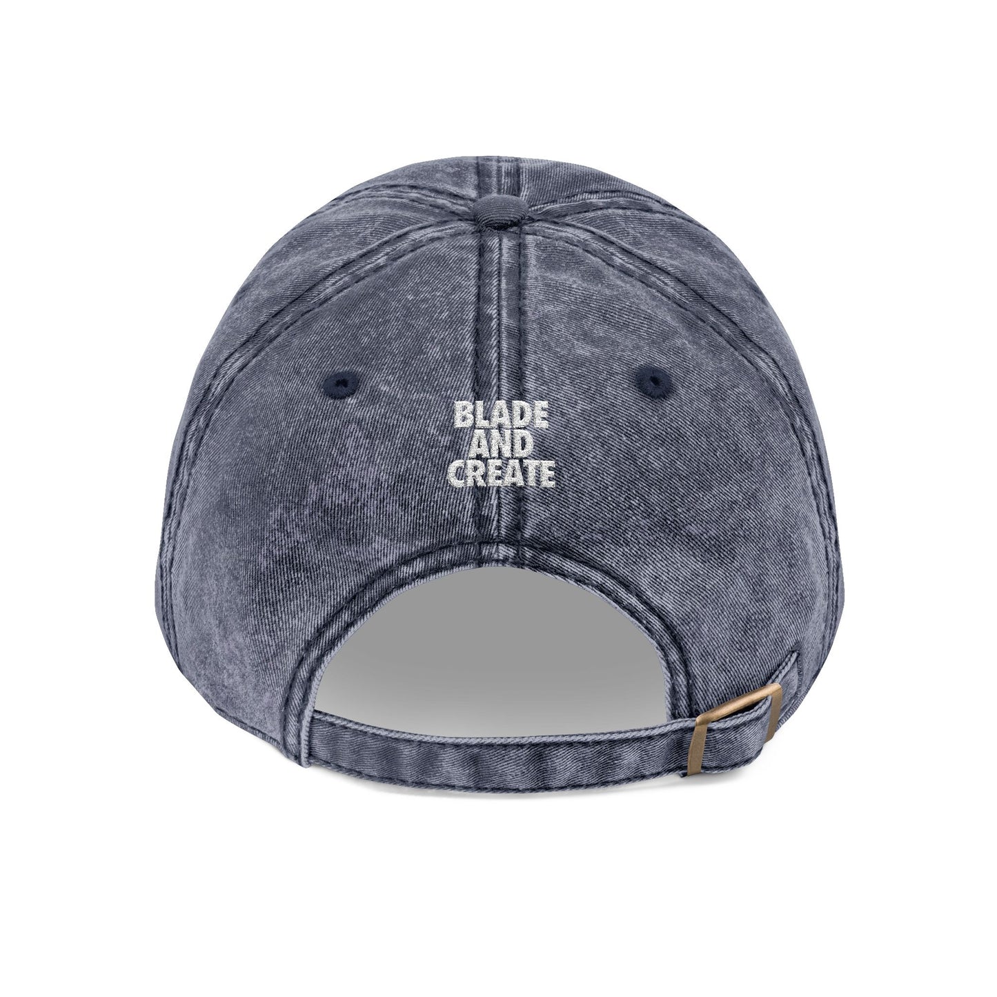 Just Wax It Distressed Dad Hat (Embroidered)