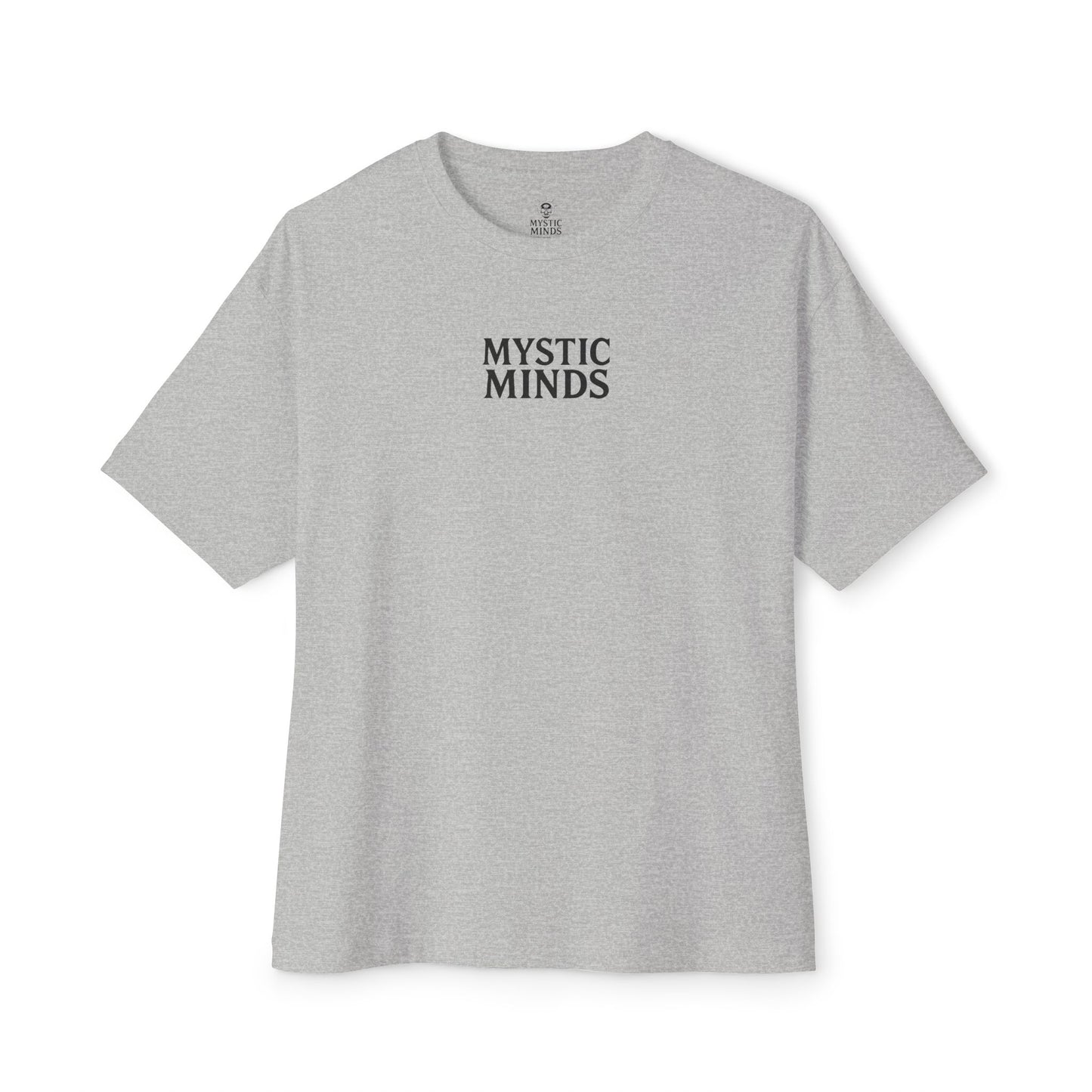 Mystic Minds - Front Letters / Back Skull - Soft Boxy Tee