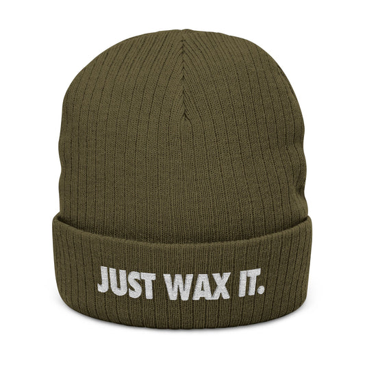 Just Wax It Ribbed Beanie