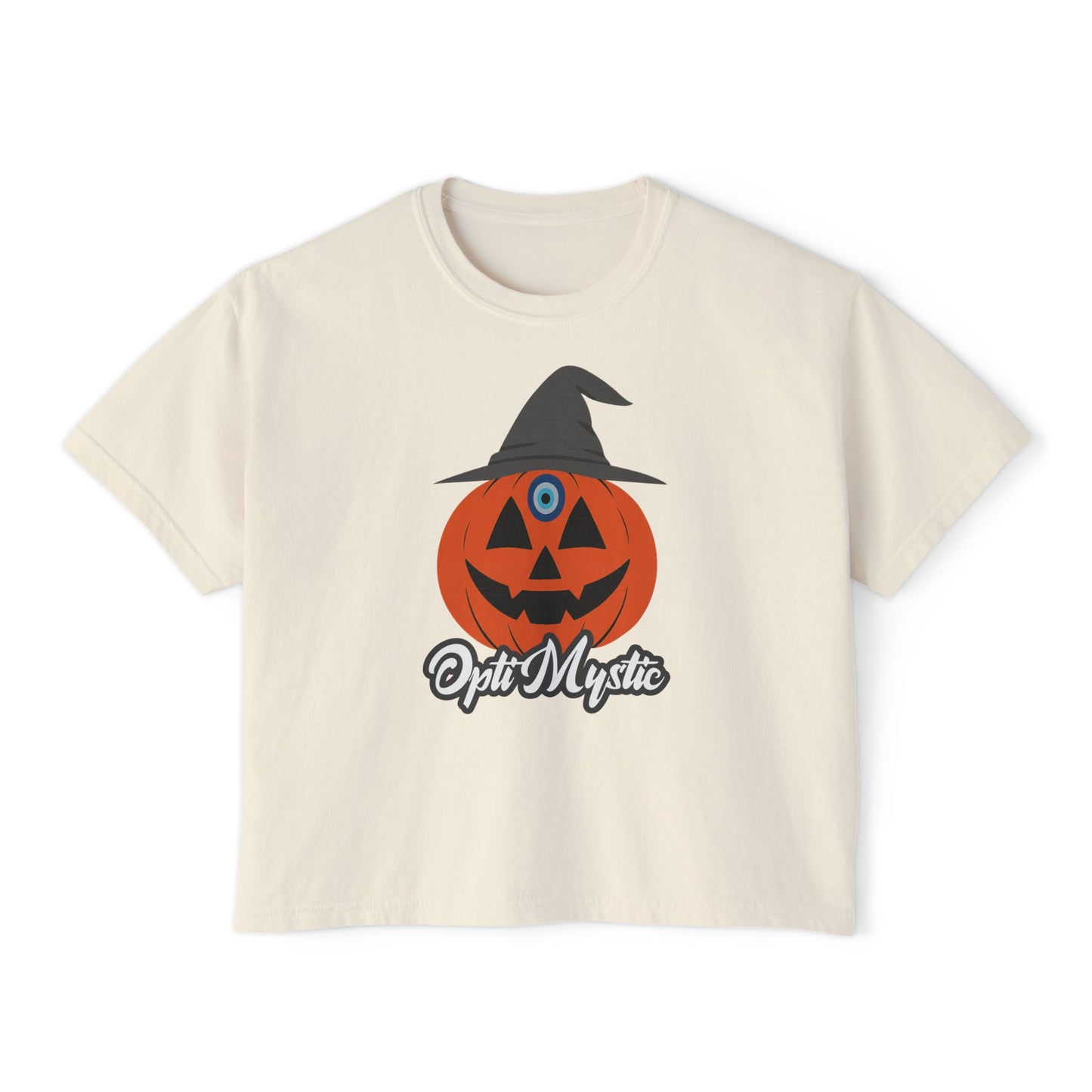 OptiMystic Jack O’ Lantern Women’s Boxy Tee