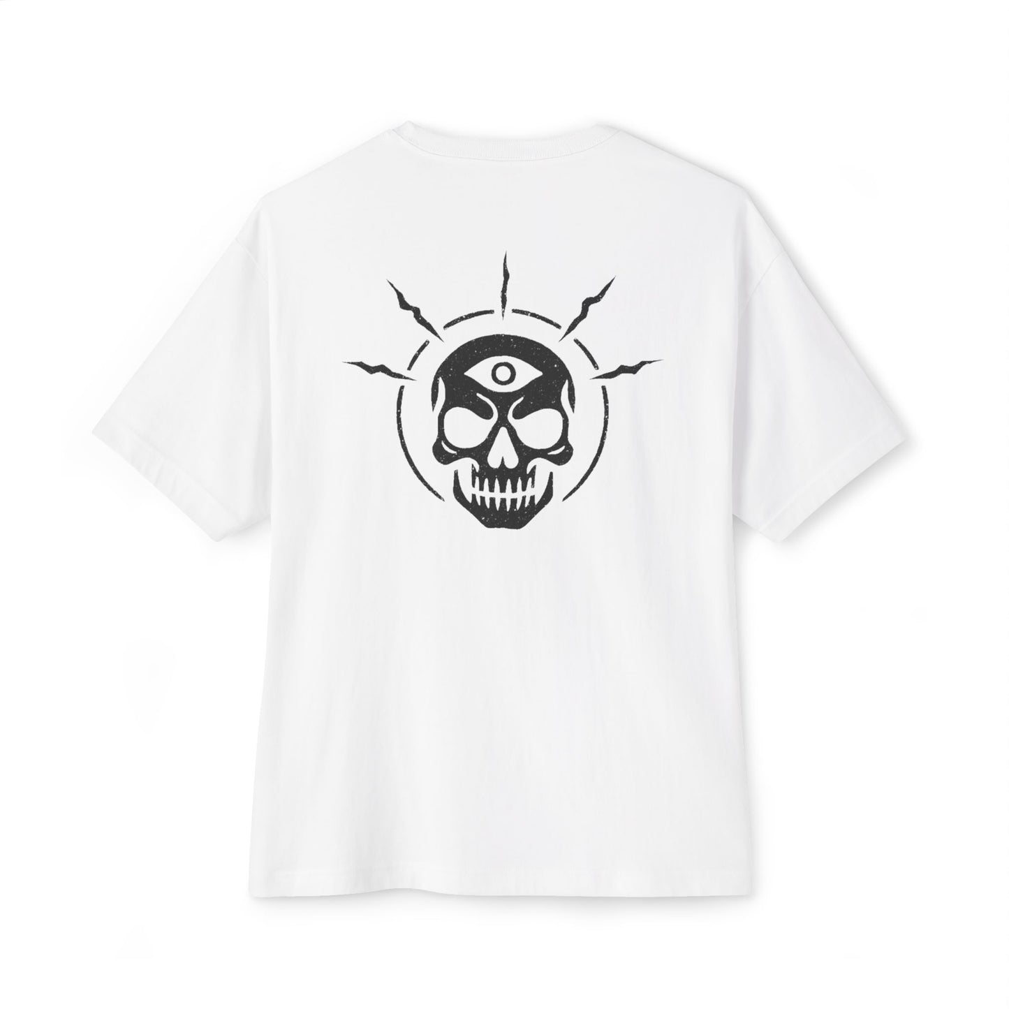 Mystic Minds - Front Letters / Back Skull - Soft Boxy Tee