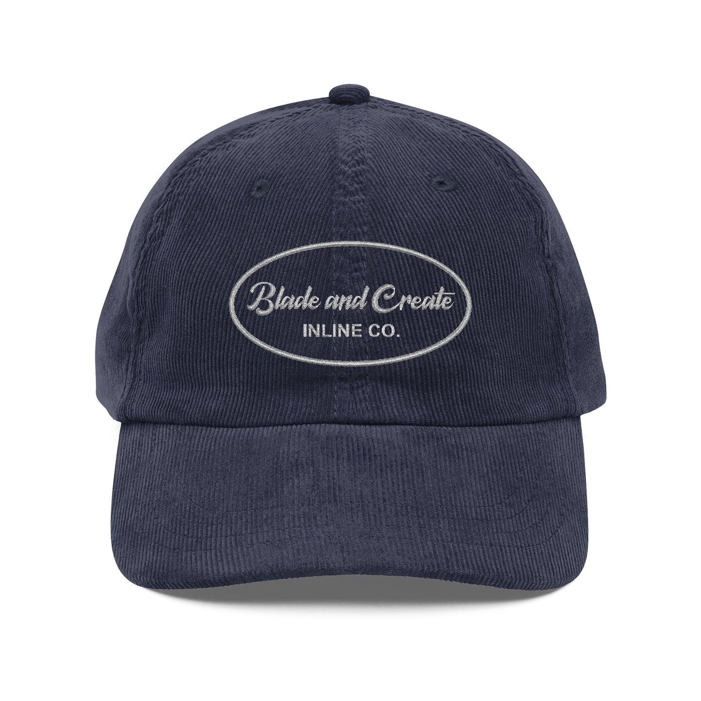 Oval Logo Corduroy Hat (Embroidered)