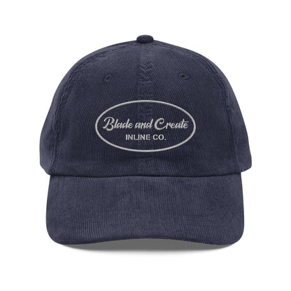 Oval Logo Corduroy Hat (Embroidered)