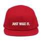 Just Wax It 5 Panel Cap (Embroidered)