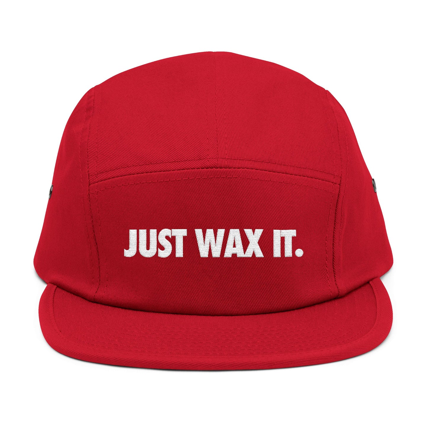 Just Wax It 5 Panel Cap (Embroidered)