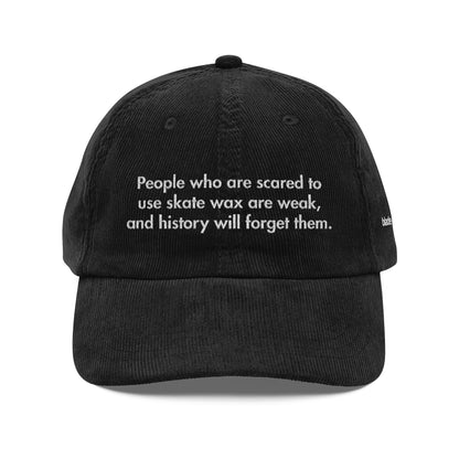 Scared Corduroy Hat (Embroidered)