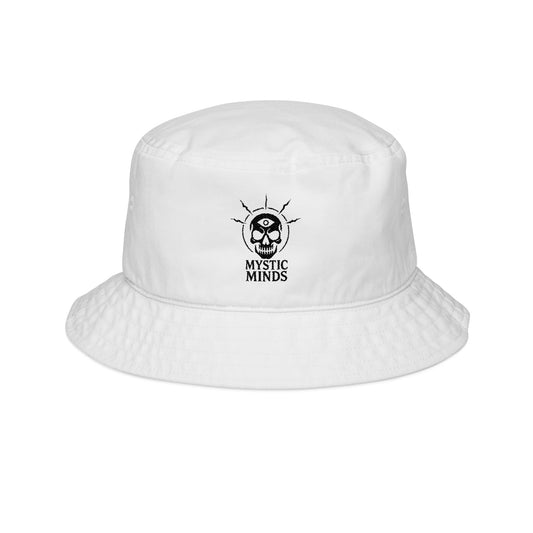 Mystic Minds Bucket Hat - White (Embroidered)