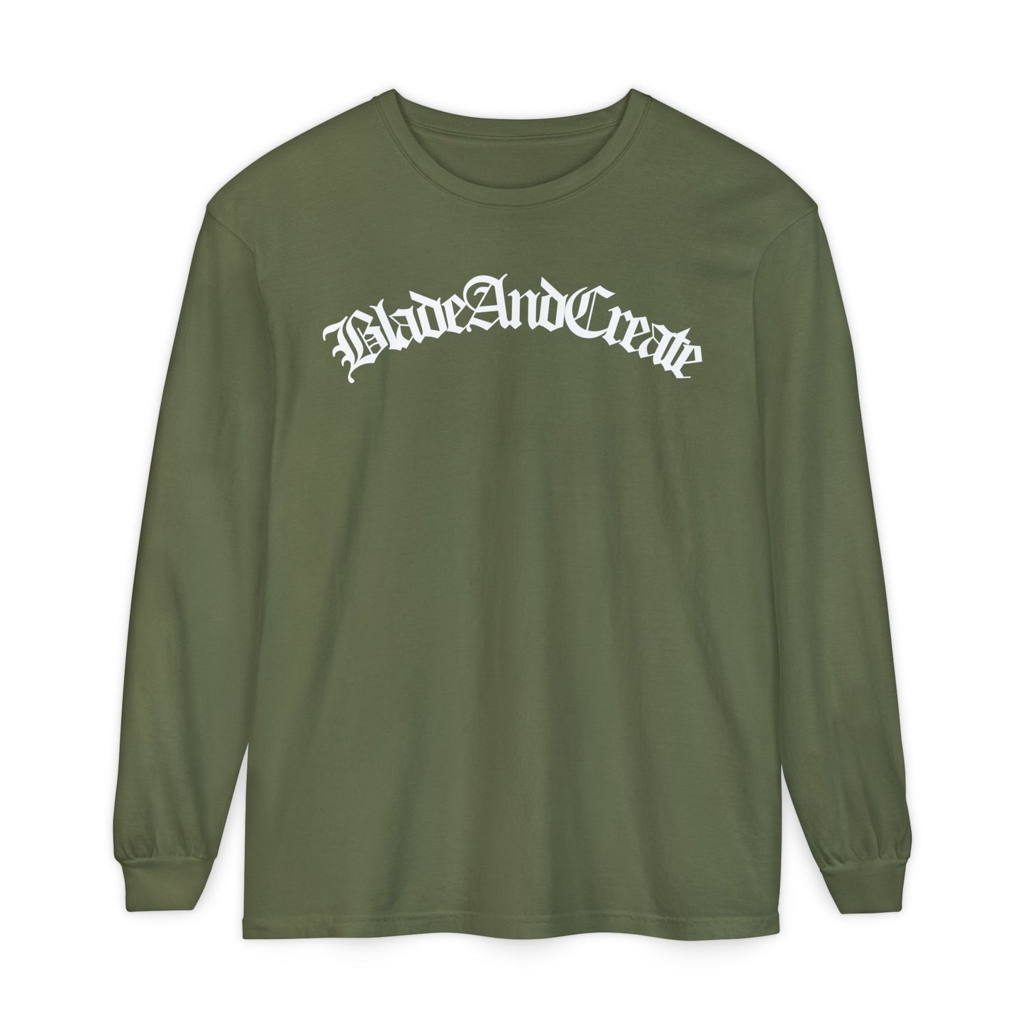 Old English Long Sleeve Tee