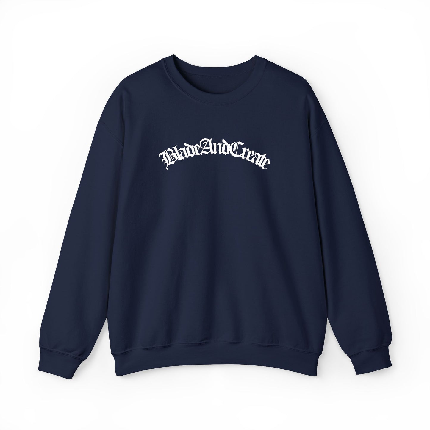 Old English Crew Neck Sweat Shirt (Embroidered)
