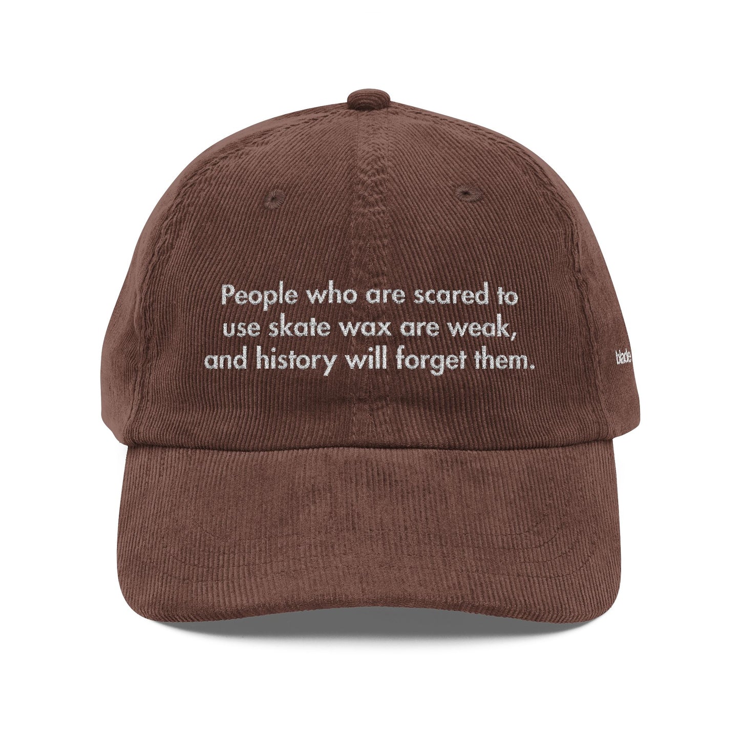 Scared Corduroy Hat (Embroidered)
