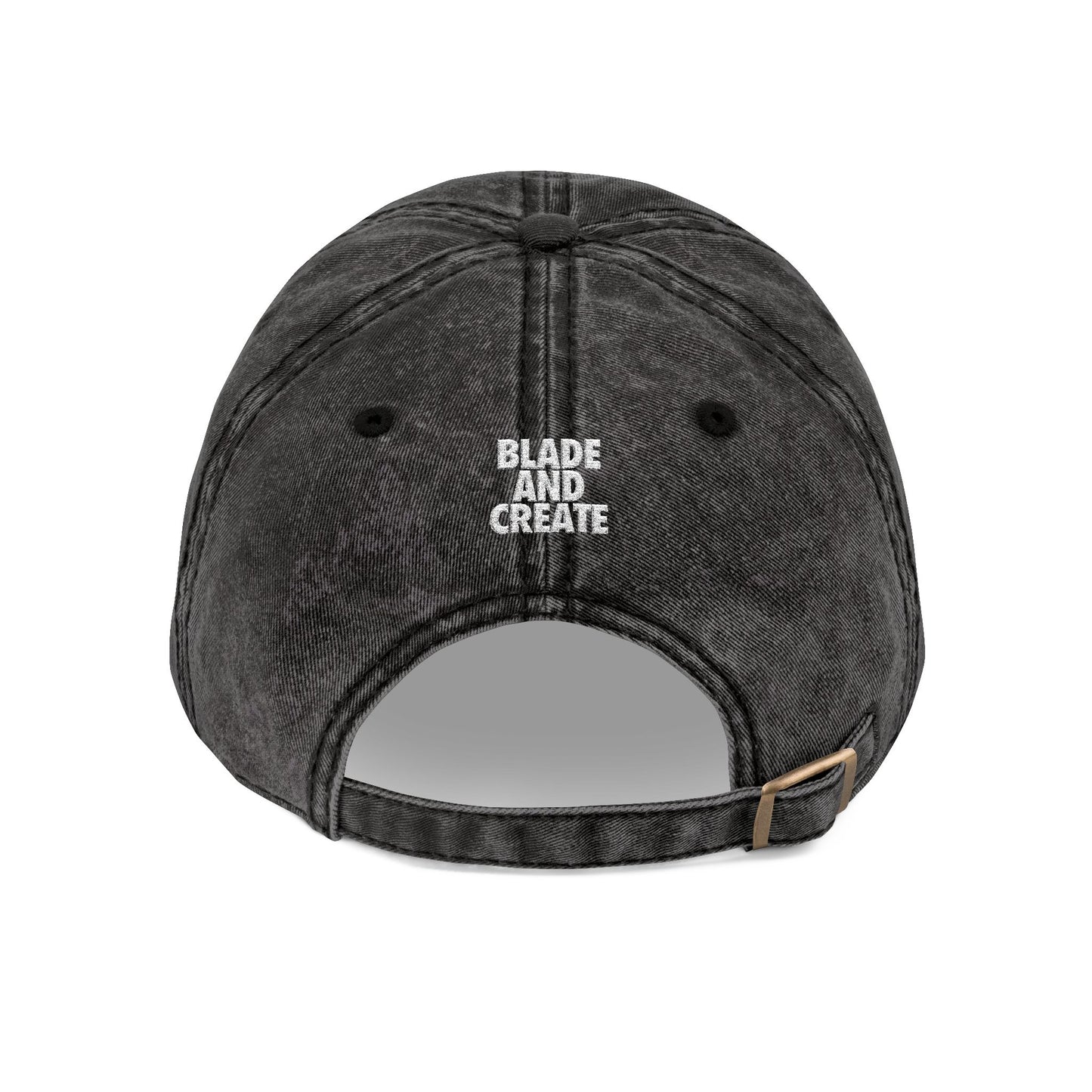 Just Wax It Distressed Dad Hat (Embroidered)