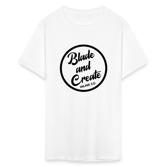 Blade and Create - Classic Ring Logo (Black) - T-Shirt - white